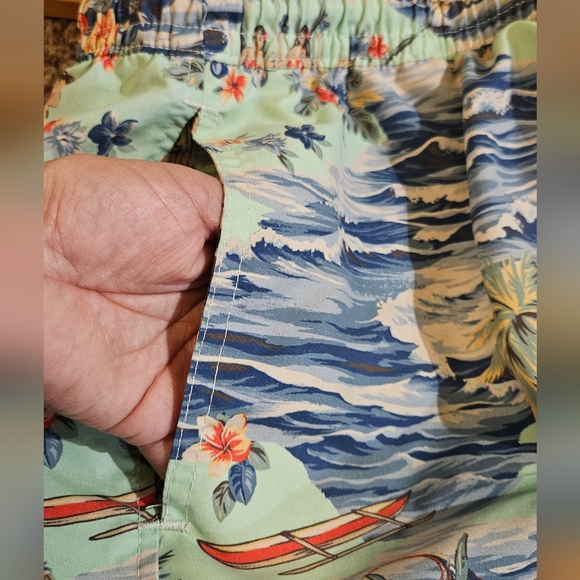 Ralph Lauren Tropical Print Swim Trunks - Picture 11 of 13